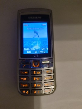 Siemens C-75 mobiltelefon hibátlanul működő!